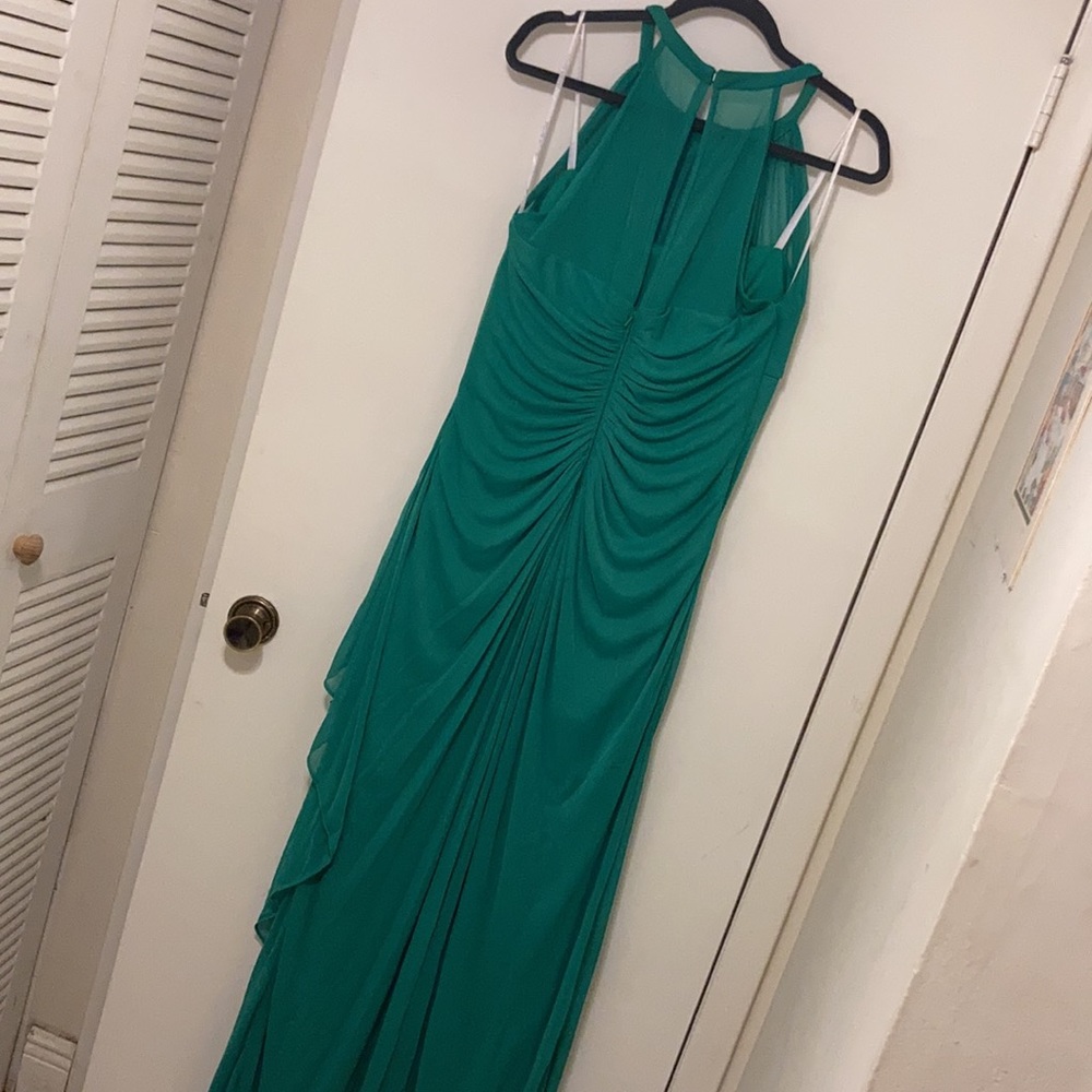 Fancy Emerald Green Elegant Party Wedding Special Occasion Holiday Dress
